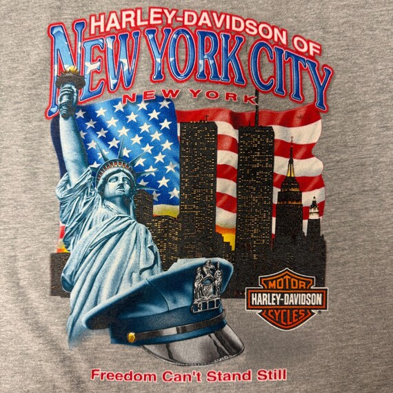 Vintage Harley Davidson Motorcycle New York TWIN TOWERS 2000 Vintage Harley Davidson Motorcycle New York TWIN TOWERS 2000