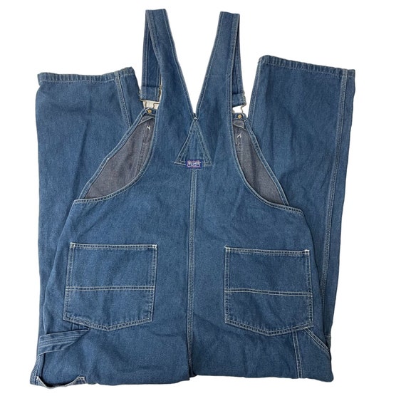 Vintage Big Smith Men Blue Jean FARMER Coveralls Work Shop