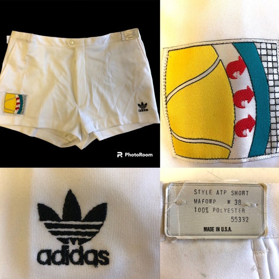 New Deadstock NoS Vintage 70 80's Adidas USA Whit… - image 1