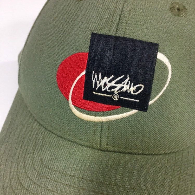 Vintage 90's Mossimo Embroidered Logo SAGE Green Hat Skate