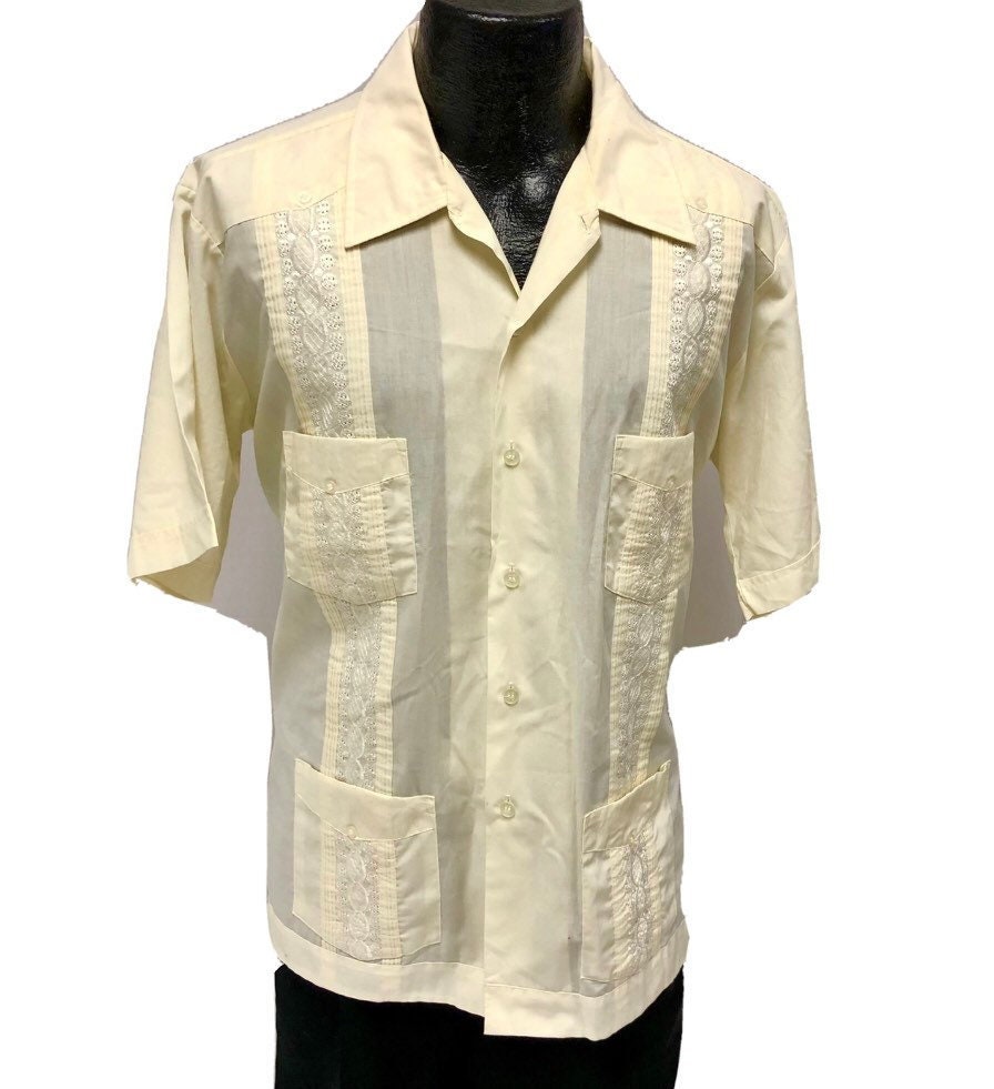Vintage guayabera - Etsy México