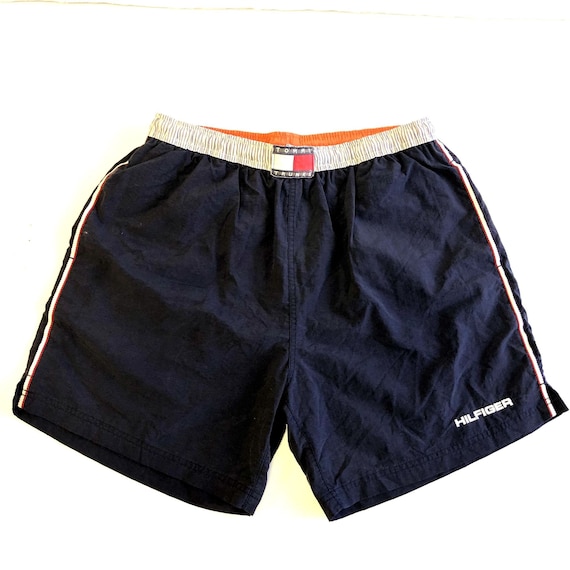 Vintage 80 90's Tommy Hilfiger Nylon SPELL OUT Sw… - image 1