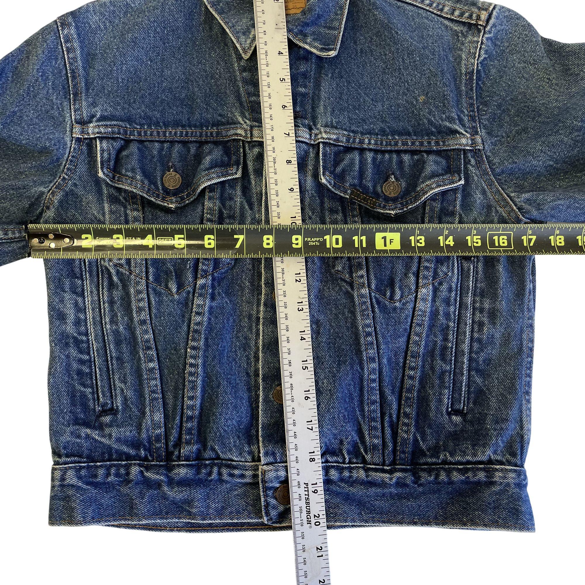 70s Sears ROEBUCKS Short Length Low Backs Denim Jacket