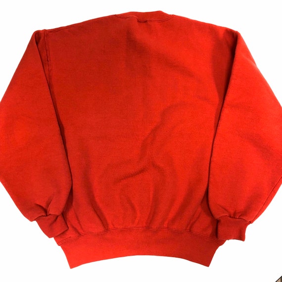 Vintage 80's Russell Athletic USA made Solid RED Crew… - Gem Vintage 80's Russell Athletic USA made Solid RED Crew… - Gem