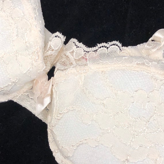 Vintage NOS New Victoria's Secret White Ivory Sat… - image 3