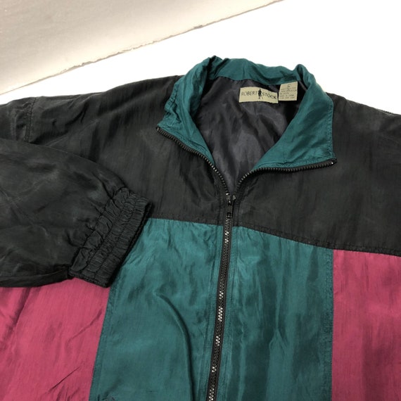 Mens silk windbreaker discount