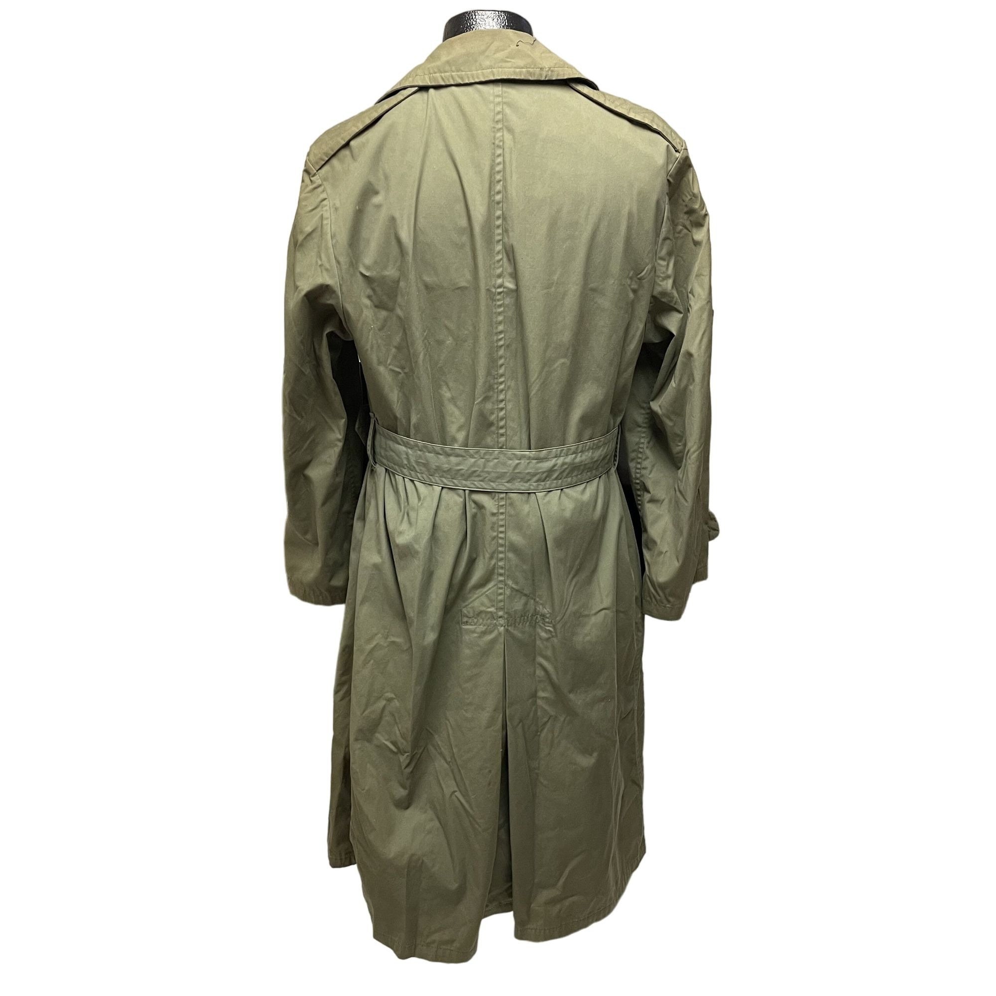 Vintage Quarpel 70's Vietnam Green MILITARY Overcoat Trench Vintage Quarpel 70's Vietnam Green MILITARY Overcoat Trench
