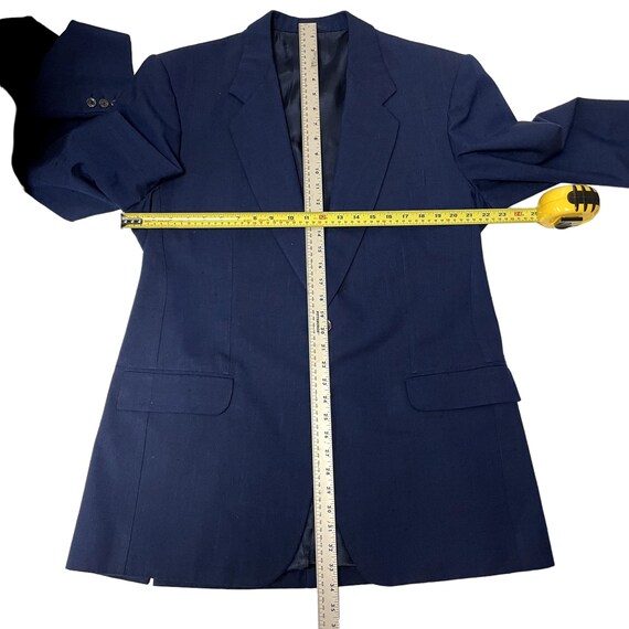 Vintage BESPOKE Men's Blue Sport Coat ROCKABILLY … - image 6