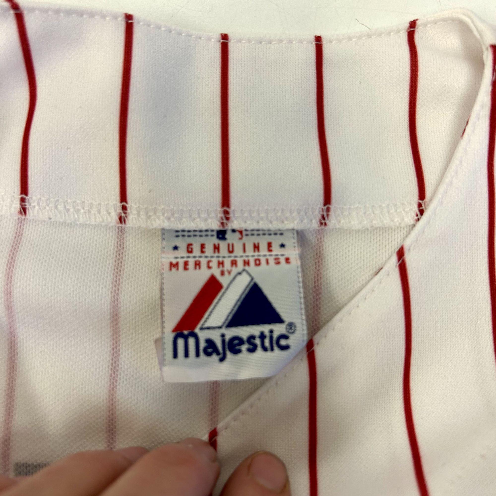 Vintage 90's Majestic Men's MLB Red White Cincinnati REDS Baseball