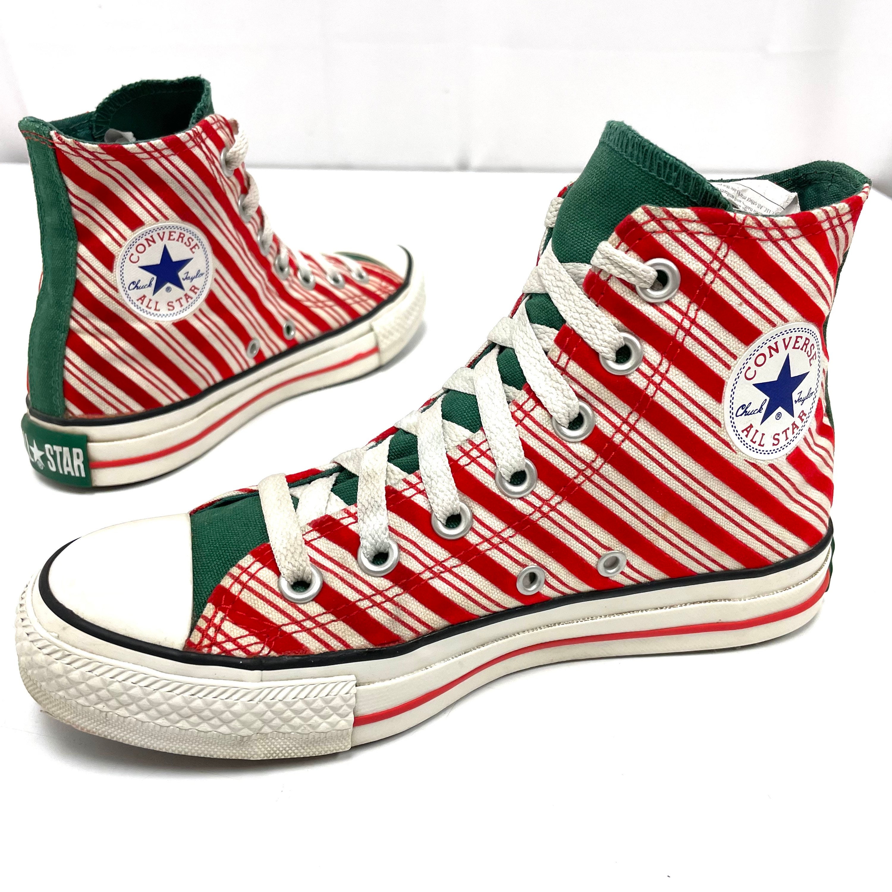 Vintage Converse Chuck Taylor All Star Christmas Red CANDY - Etsy