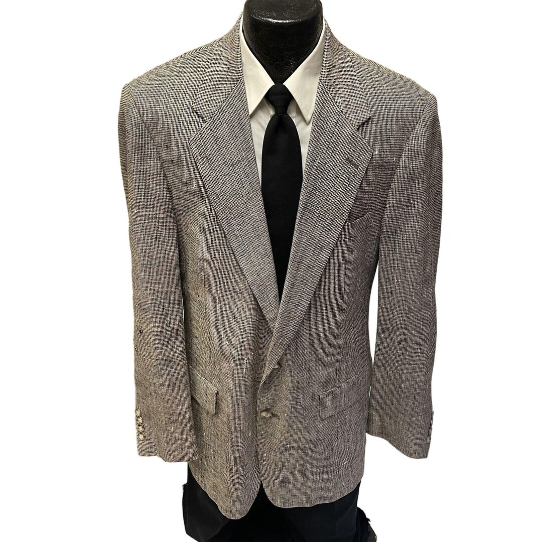 ジャケット・アウター 80s 90s \"M.Frattini\" linen blazer EURO 80s 90s M.Frattini linen blazer EURO