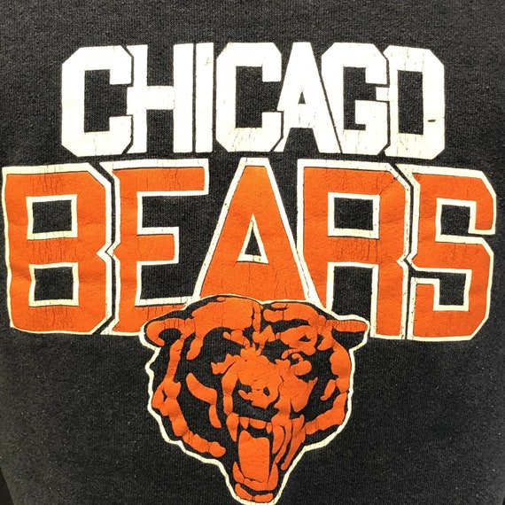 Vintage 80's USA Made NFL Chicago Bears Football Team RAGLAN