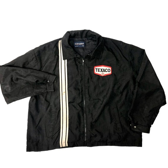 Vintage 80's Swingster Men TEXACO Patch Windbreaker Black - Etsy