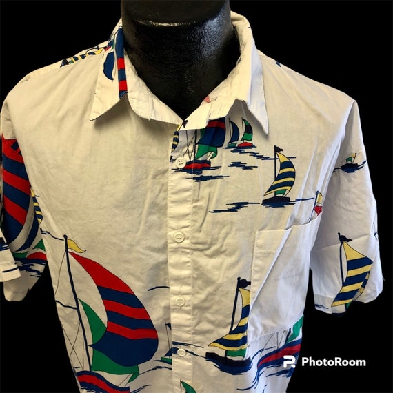 Vintage Roaring 20's Aloha HAWAIIAN Shirt & Short… - image 6