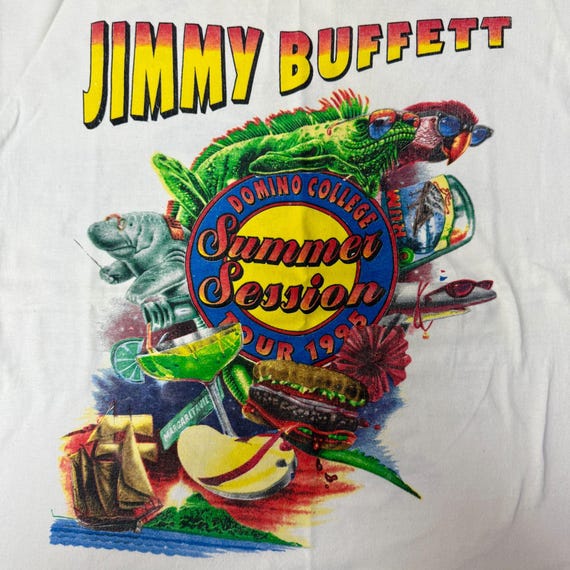 Vintage 90's JIMMY BUFFETT Domino College SUMMER Session Tour 1995