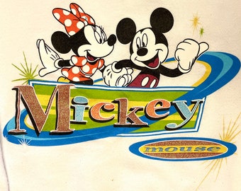 Vintage 90s Mickey Unlimited Jerry Leigh Mickey Mouse Crew