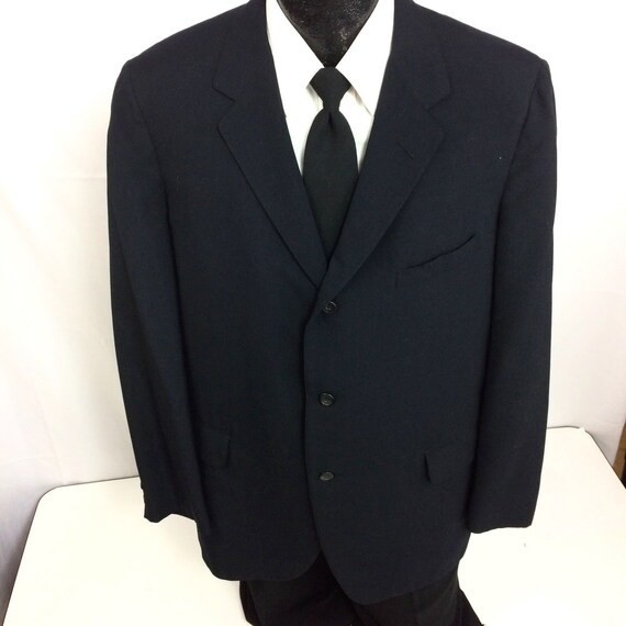 Vintage 1950's Men Hipster Black Sport Coat ROCKABILLY Vintage 1950's Men Hipster Black Sport Coat ROCKABILLY
