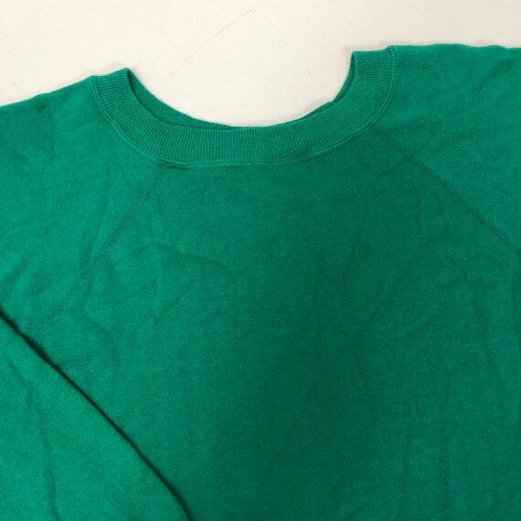 Vintage 70 80's Hanes Men’s Athletic Green Warm U… - image 2