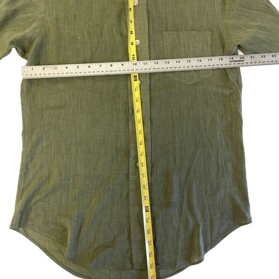 Vintage 60's Gant Men's Green ULTRA THIN Army Gre… - image 6