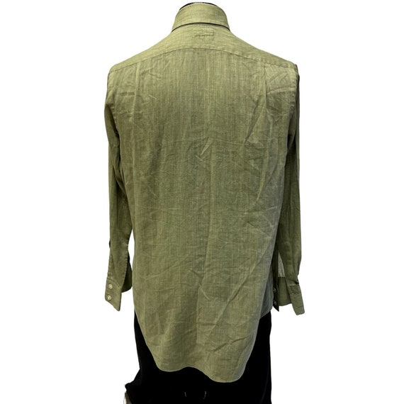 Vintage 60's Gant Men's Green ULTRA THIN Army Gre… - image 3