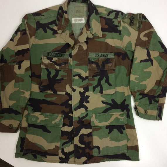 U.S. Army Fatigue Shirt - Woodland Camo