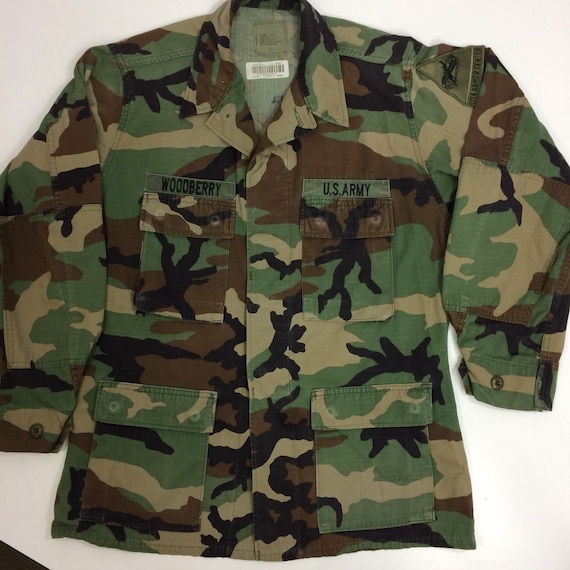 Chemise Camouflage US Army Woodland - Grande Taille - Manteau Long Adulte