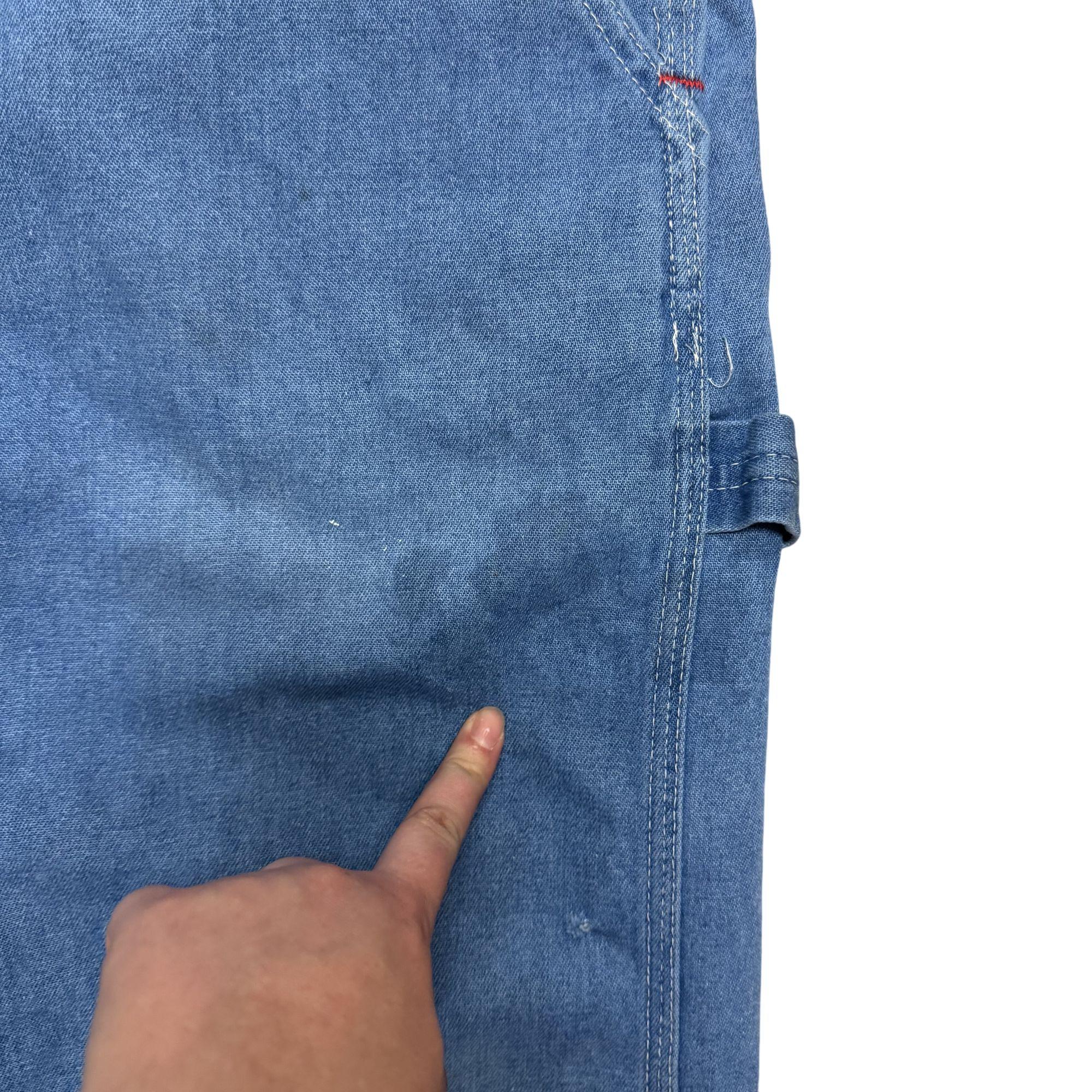 Vintage 70's Big Mac Men's Blue Jean Square Bak BIB Overalls