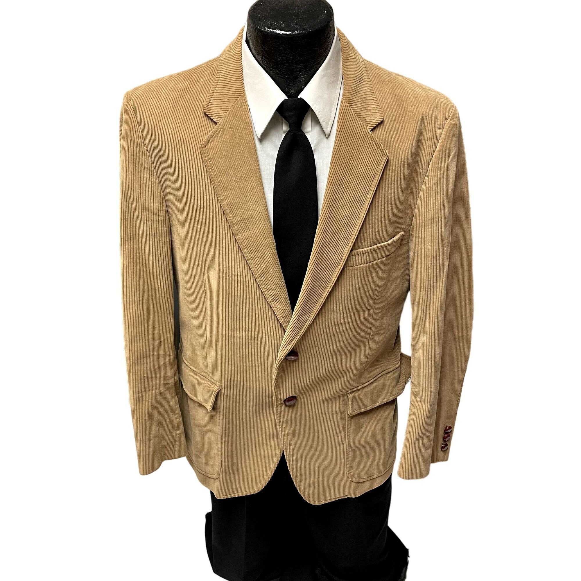 Vintage Westchester Classics Men Tan Sport Coat CORDUROY Vintage Westchester Classics Men Tan Sport Coat CORDUROY