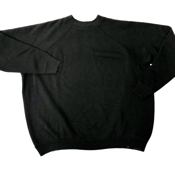 Vintage 70's Ultra Fleece 220 Tultex Men's Black Athletic Warm up