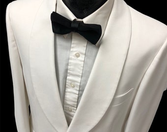 1940's-50's TUXEDO JACKET Shawl Collar After Six - Etsy