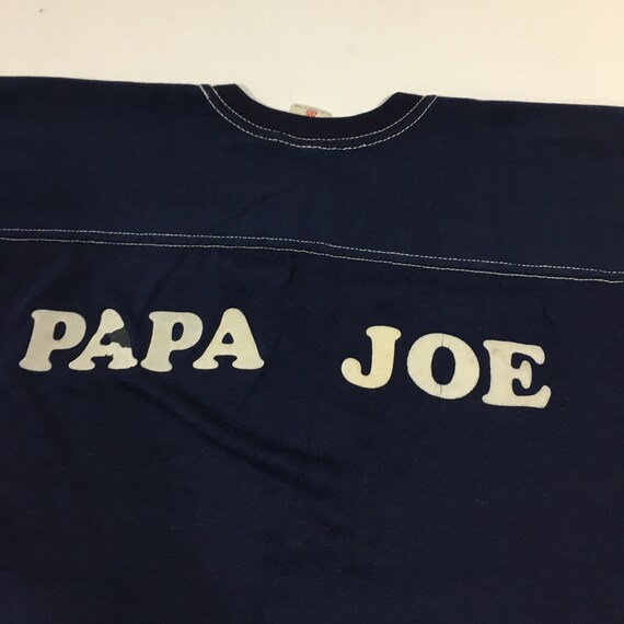 Vtg 50-60's Soffe USA made Blue Stitched PAPA Joe… - image 6