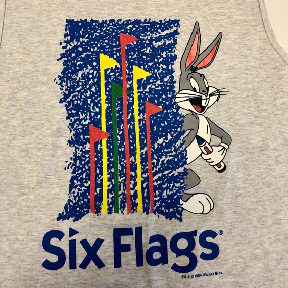 Vintage 1994 Six Flags USA Theme Park Heather Gra… - image 2