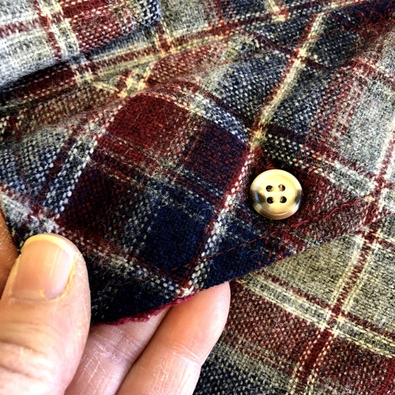 ヴィンテージ 80年代 911 スポーツウェア メンズ マルーン チェック柄