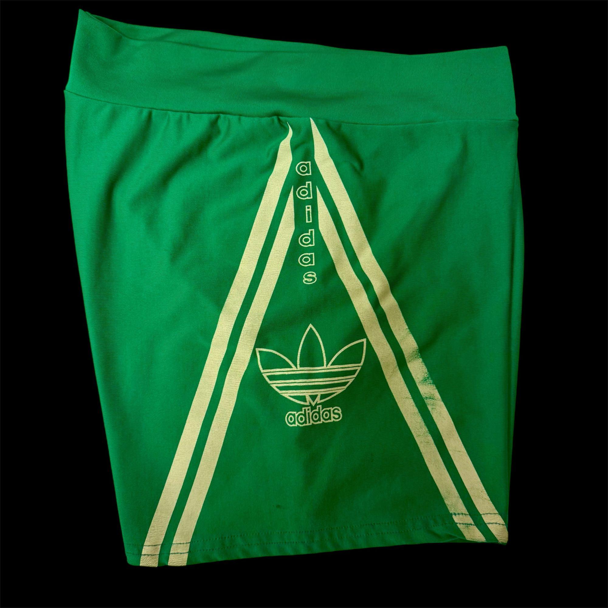 【希少・レア】Syncros ø26.8 225mm ショート ヴィンテージ Vintage 80's Adidas Shiny Green Spandex Sprinter Workout SPELLOUT