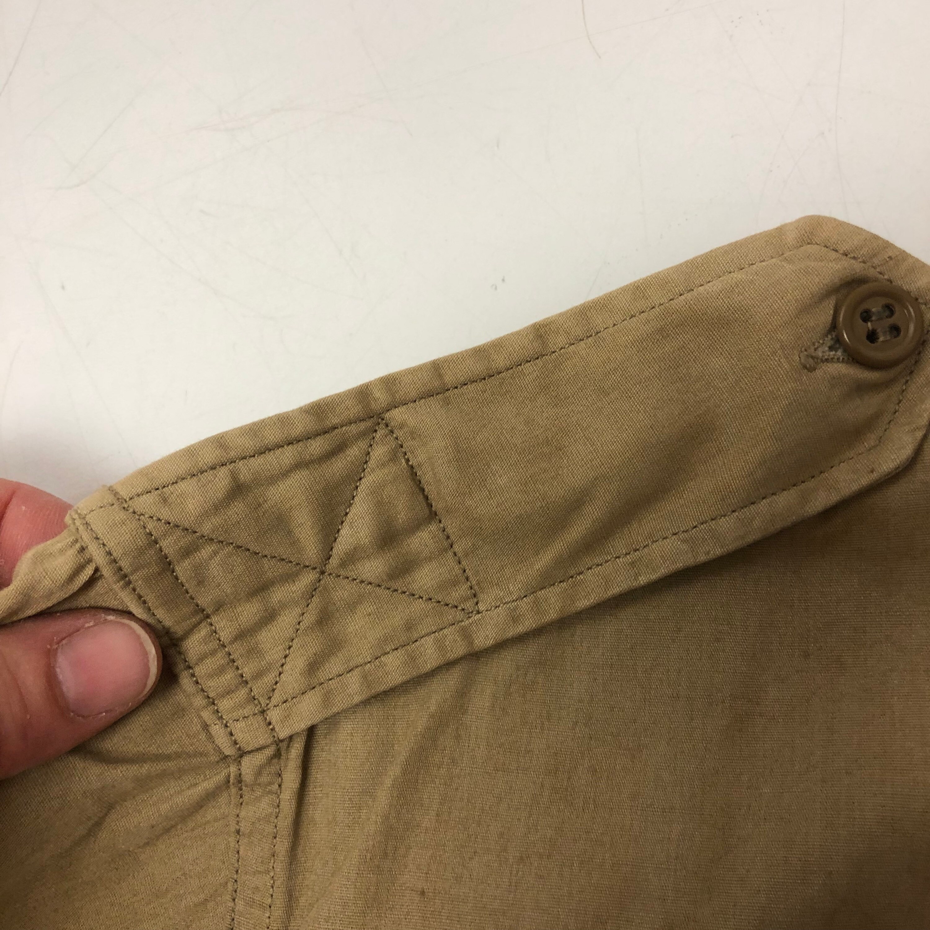 Vintage 1948 Bo-jack Poplin Khaki Military USA US Army WWII Vintage 1948 Bo-jack Poplin Khaki Military USA US Army WWII