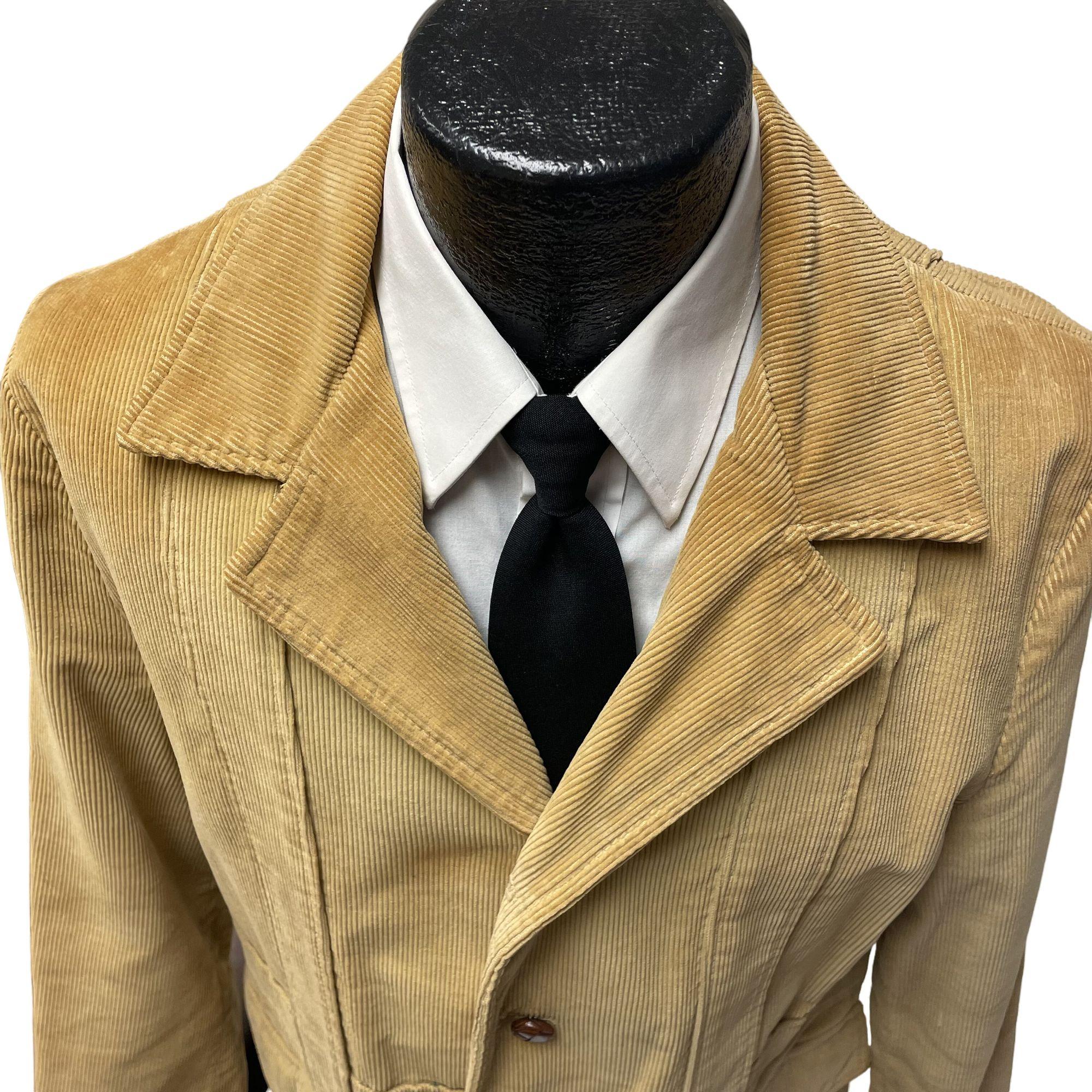 Vintage 60's Silton California Tan CORDUROY Sport Coat MOD