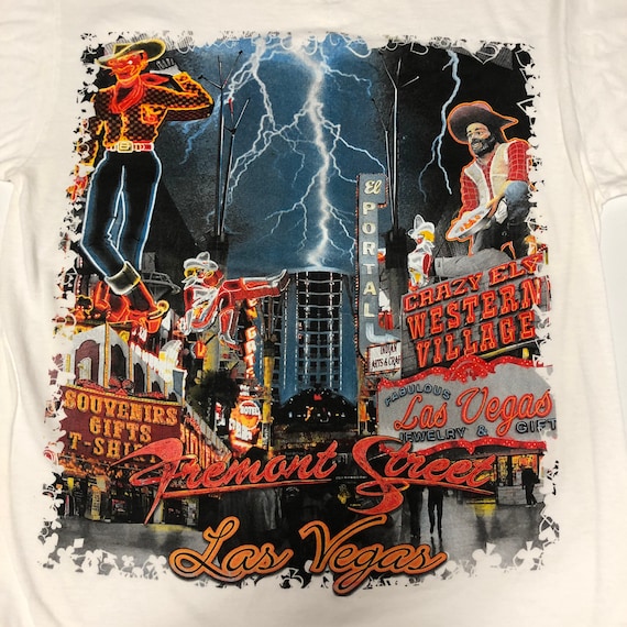 Vintage 90's Anvil Las Vegas CRAZY Ely WESTERN VILLAGE Store