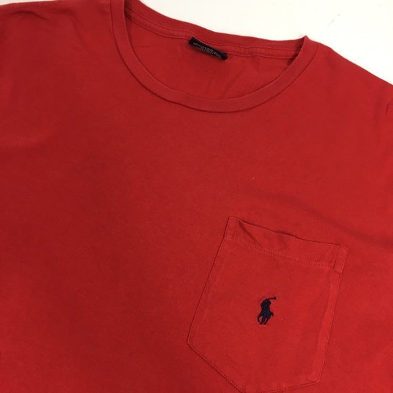 polo ralph lauren red t shirt