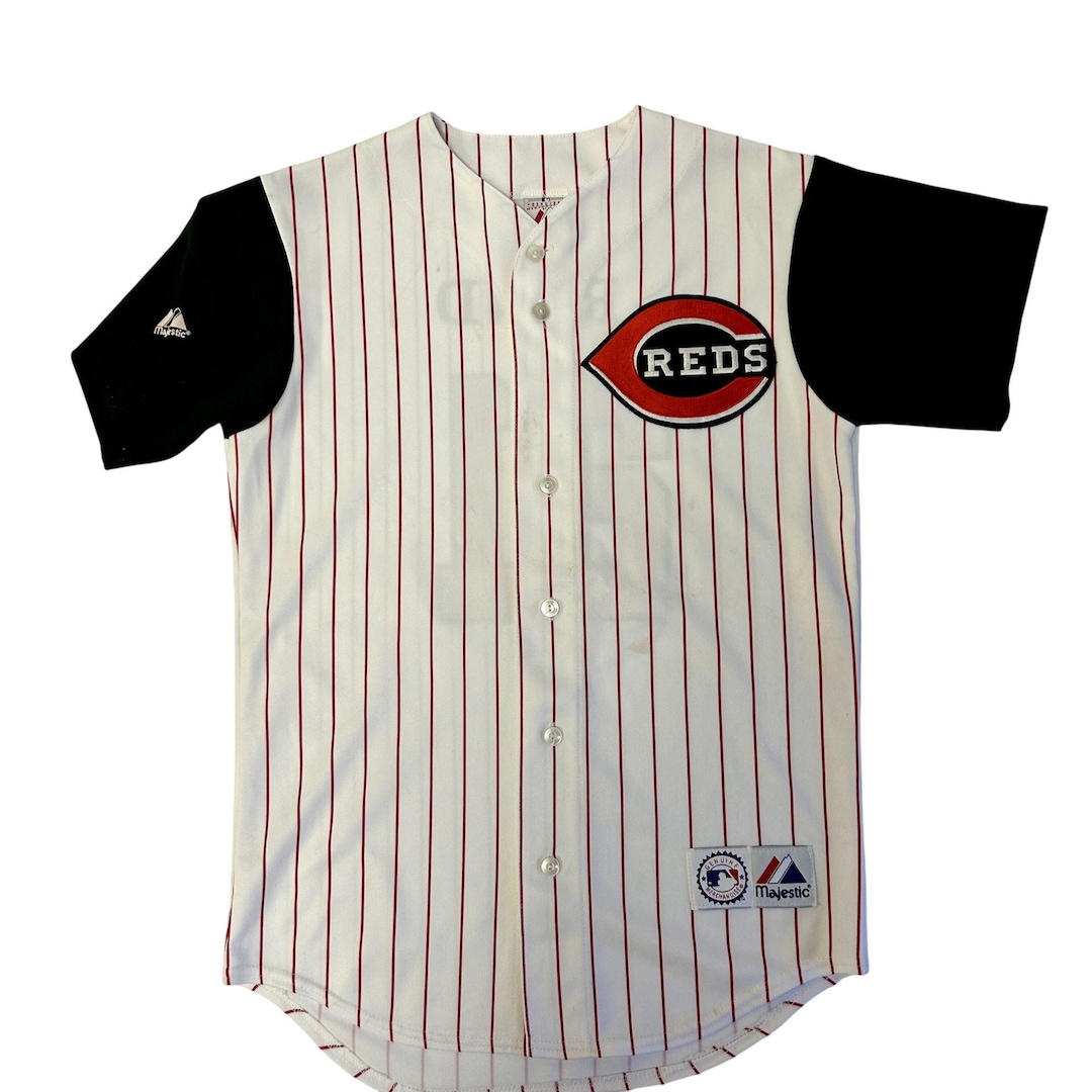 シンシナティ・レッズ　マジェスティック　ユニフォーム　レトロ Vintage 90's Majestic Men's MLB Red White Cincinnati REDS Baseball