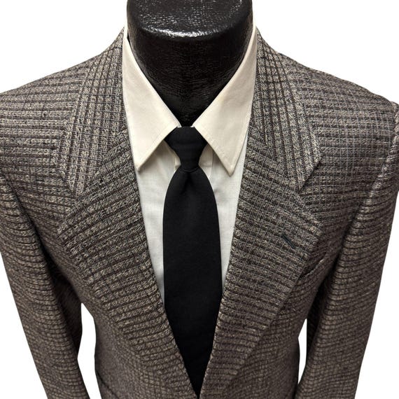 Vintage 50's Style Giorgio Armani MANI Men's Silver Black Atomic