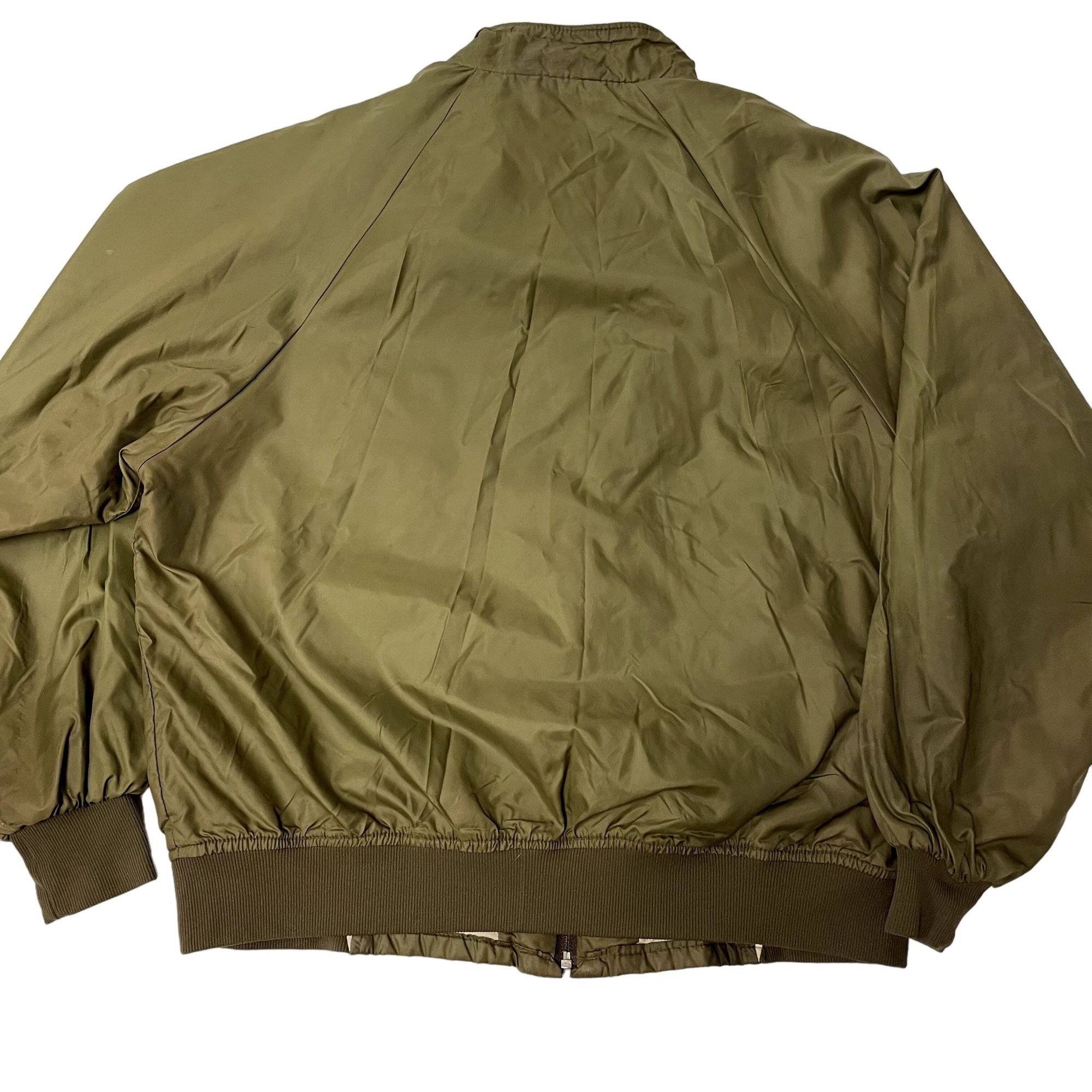 Vintage 80's Duckster Pro Olive Khaki Nylon Windbreaker East Vintage 80's Duckster Pro Olive Khaki Nylon Windbreaker East