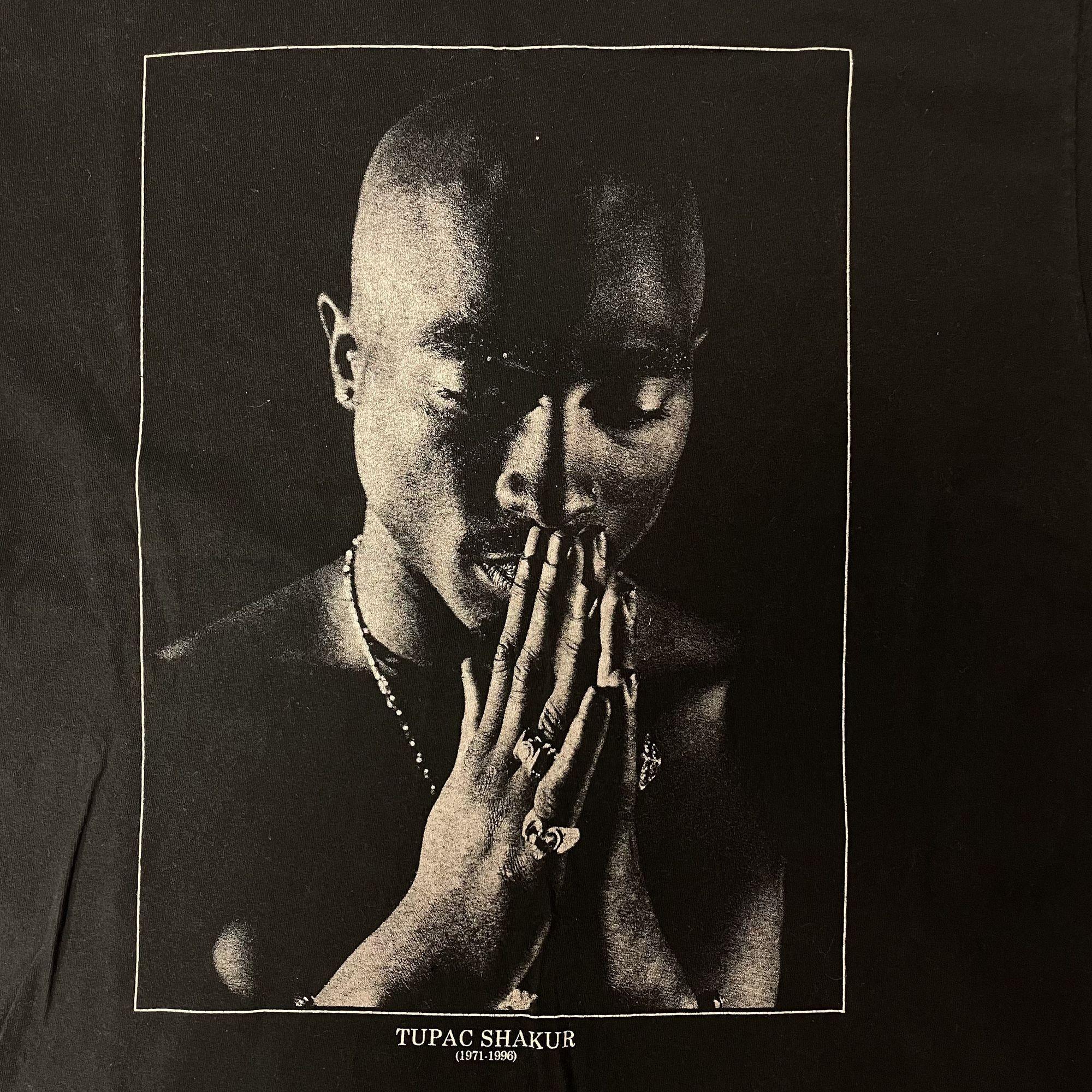 2PAC Y2K 1971-1996 MEMORIAL Ｌ Vintage 90's Y2K Men's TUPAC SHAKUR 1971-1996 Memorial 2pac Hip