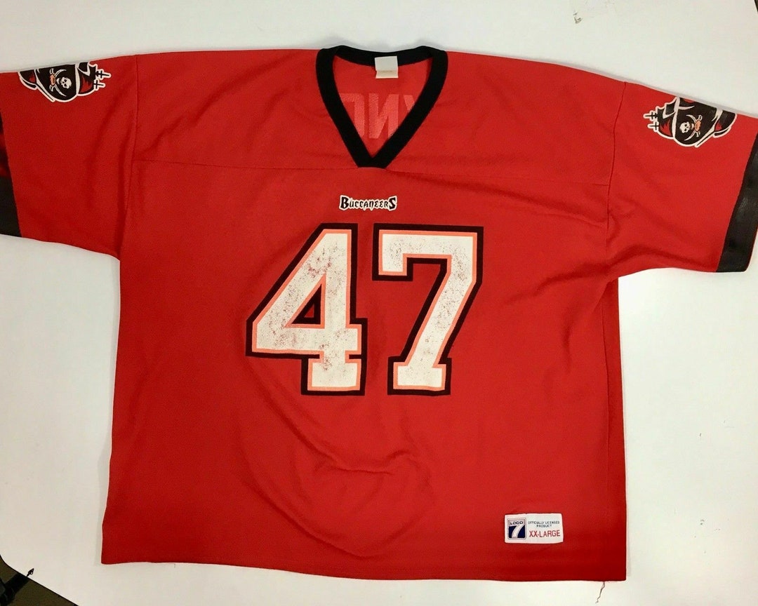 【送料無料❗️激レアデッドタグ付❗️】80s〜ニーム・オリンピック ユニフォーム L Vintage 80 90's Logo 7 NFL Tampa Bay Buccaneers John LYNCH