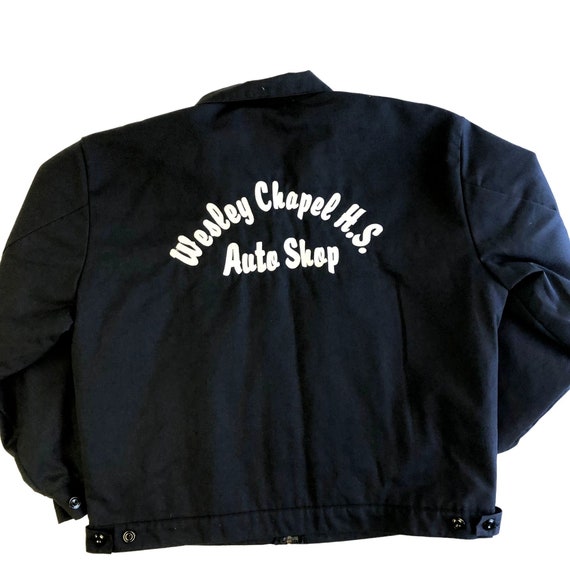 ネイバーフッド10th Anniversary Work Jacket 2004 Vintage Red Kap Men's Blue MECHANIC Coat Wesley Chapel HS Auto