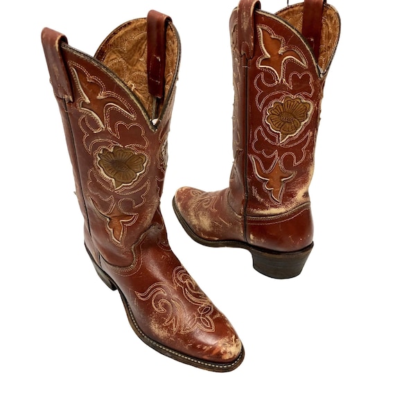 Inlay cowboy shop boots
