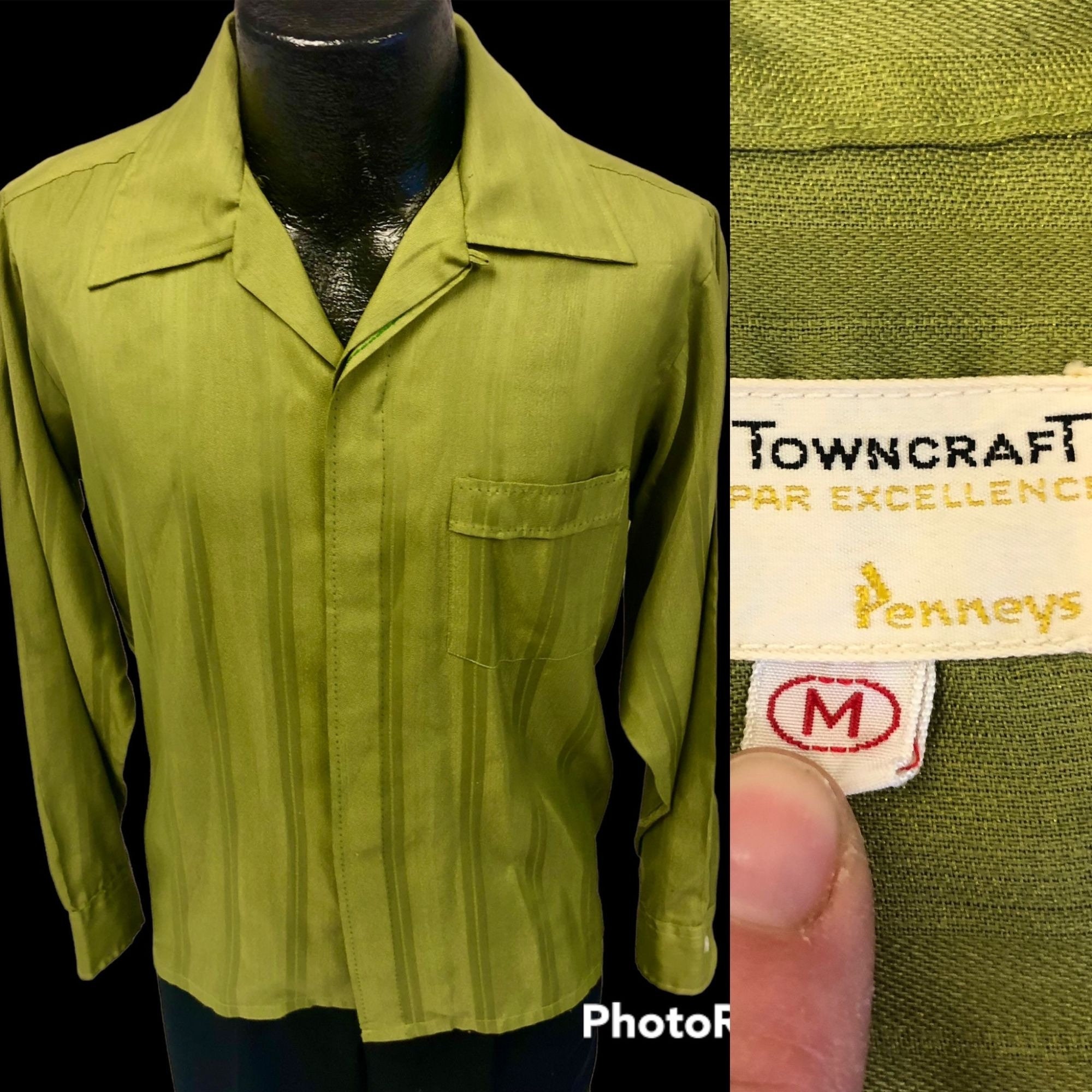 Vintage 50's Penneys Towncraft SHINY Green Rockabilly LOOP Vintage 50's Penneys Towncraft SHINY Green Rockabilly LOOP