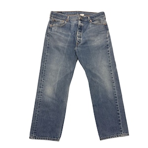 Vintage 80's Levis 501 XX Men's Distressed Blue Jeans BUTTON FLY