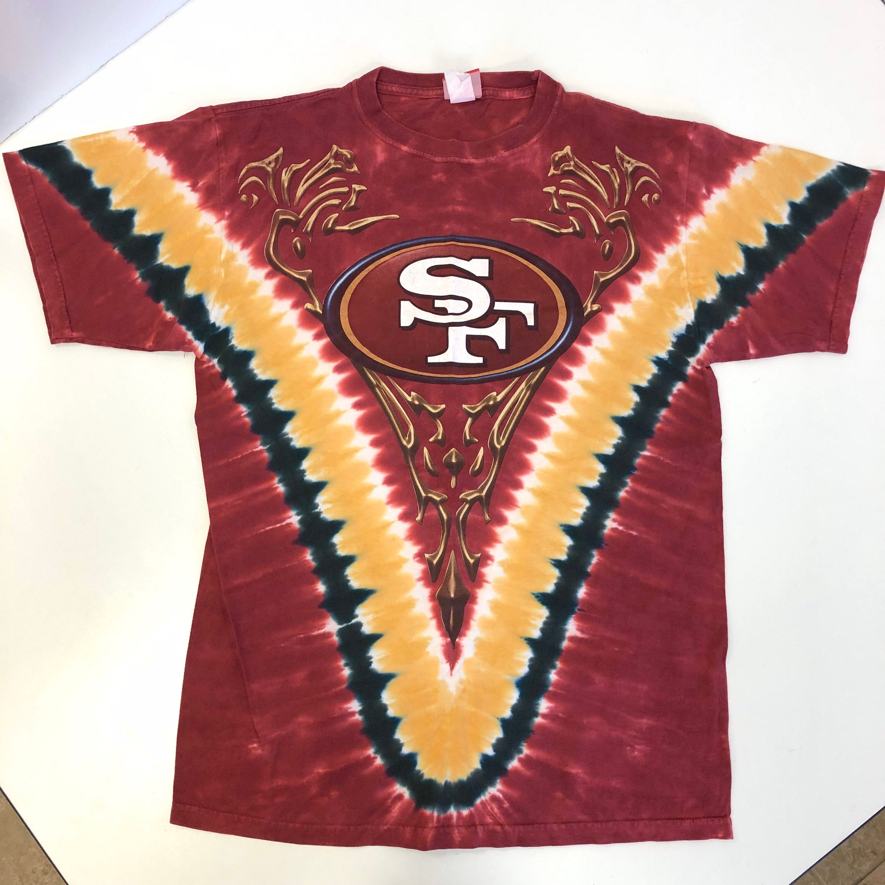 Vintage 90s Football San Francisco 49ers NFL TiE DyE T-Shirt | Etsy