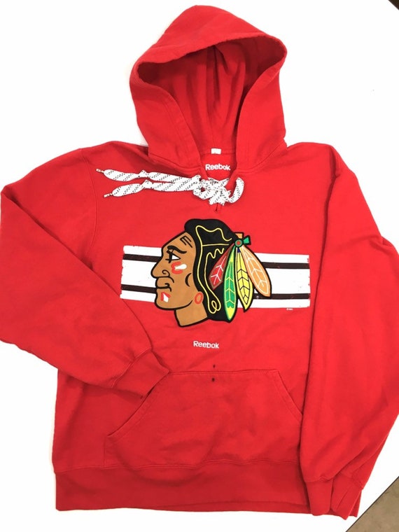 reebok blackhawks hoodie