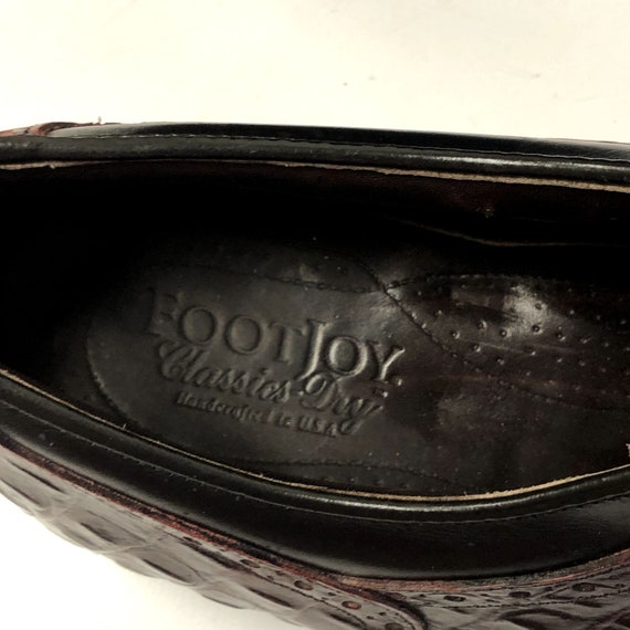 Footjoy alligator shoes best sale